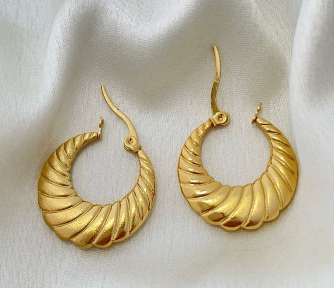 18k Gold Plated Hoop