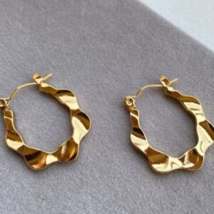 18k Gold Plated Hoop