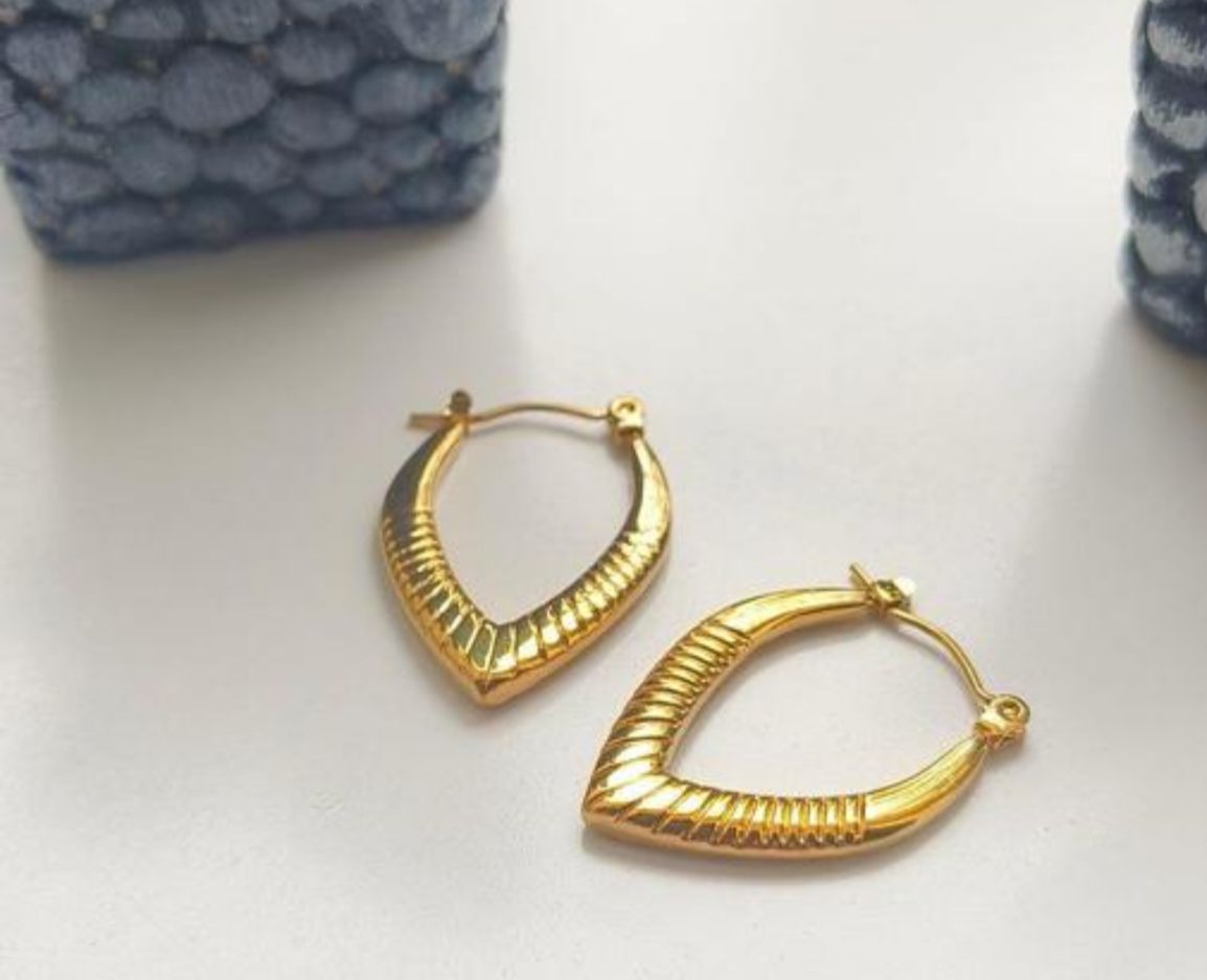 18k Gold Plated Hoop