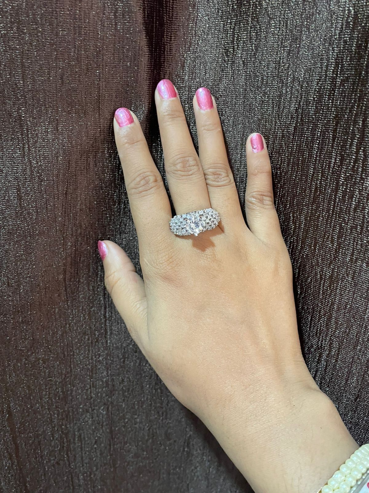 AD Studded adjustable Ring - Image 2