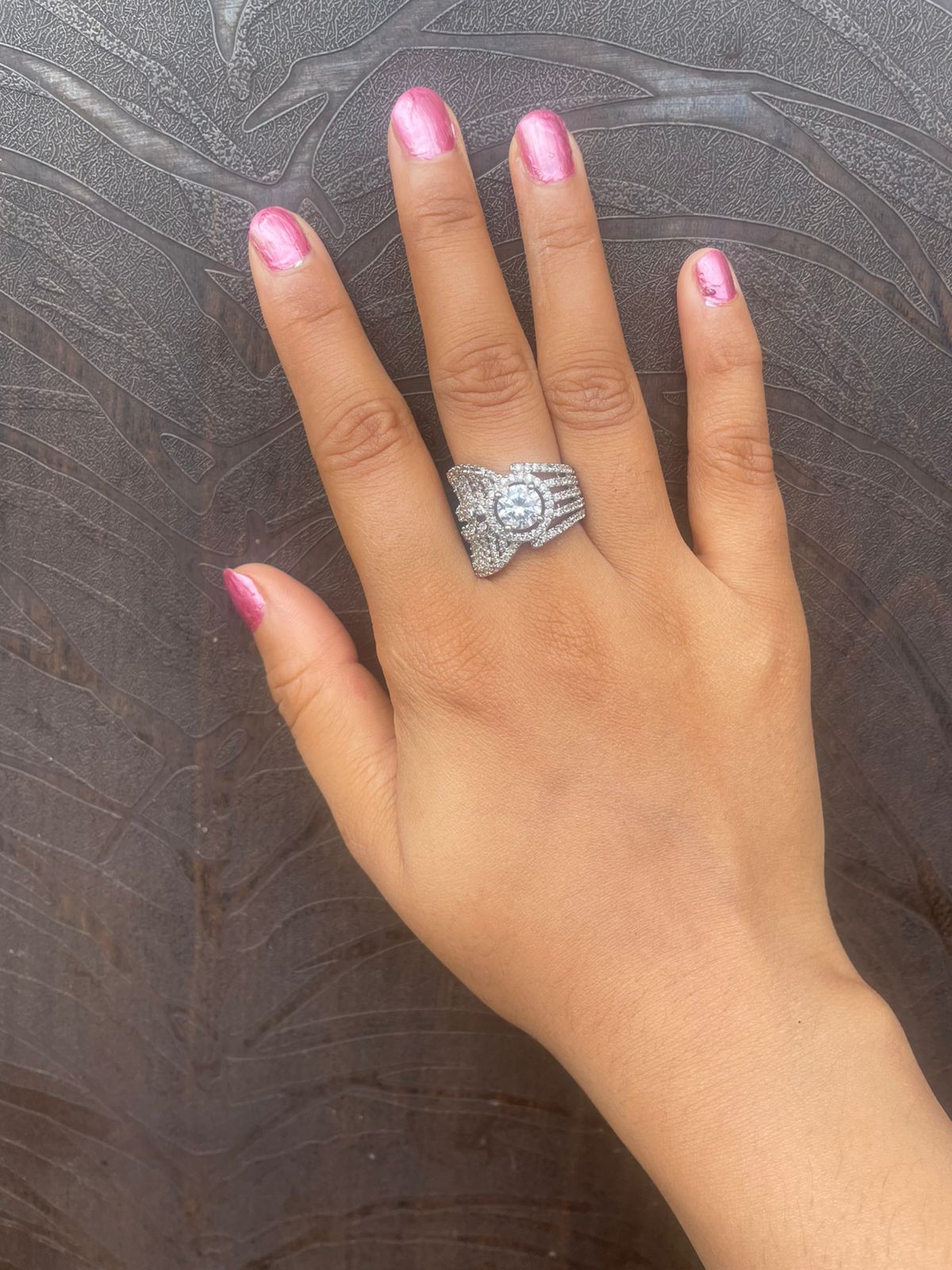 Big Size AD adjustable Ring - Image 2