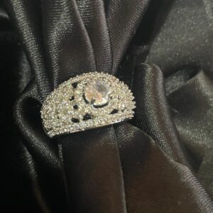 AD Studded adjustable Ring