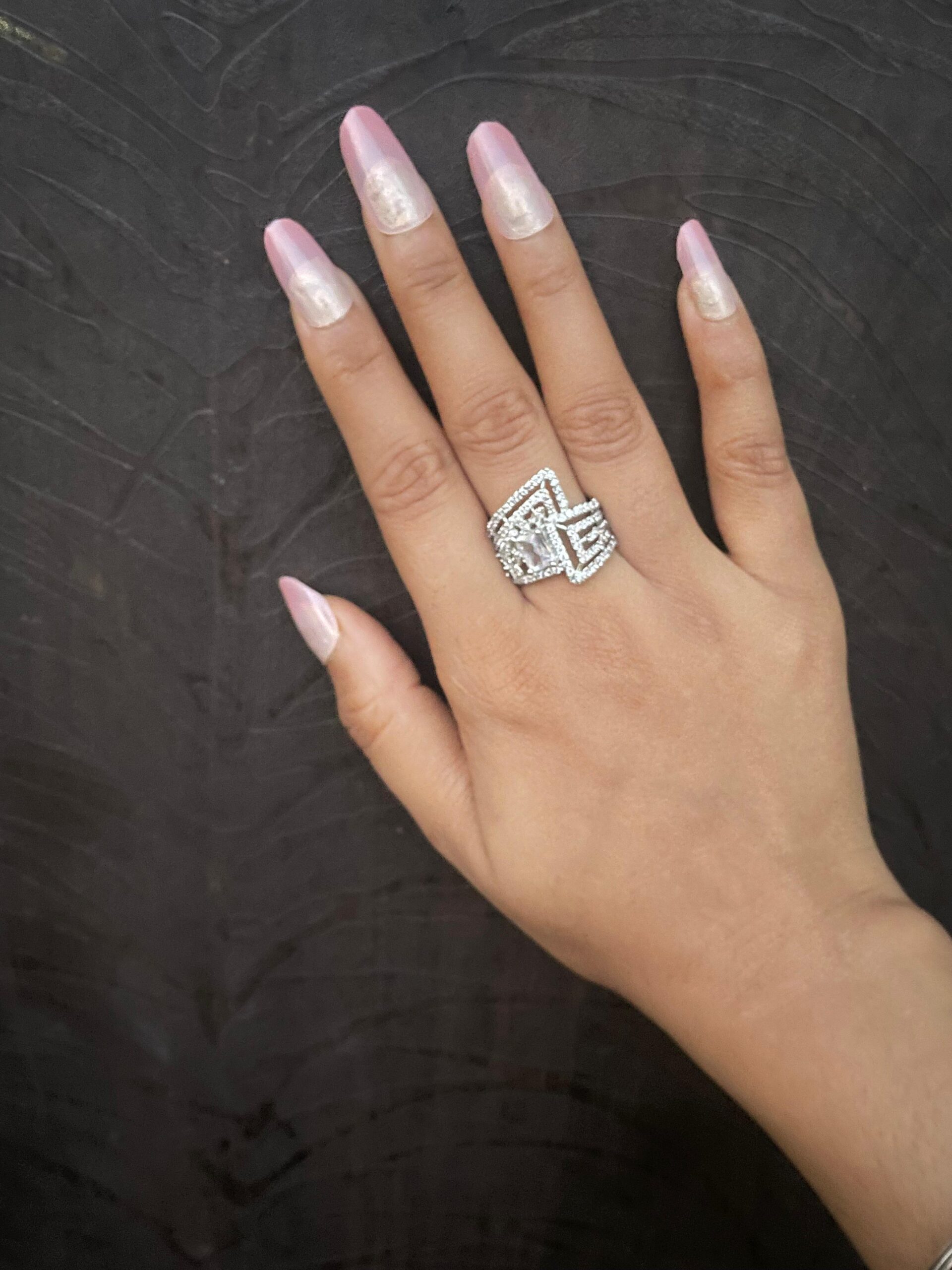 AD Studded adjustable Ring - Image 3