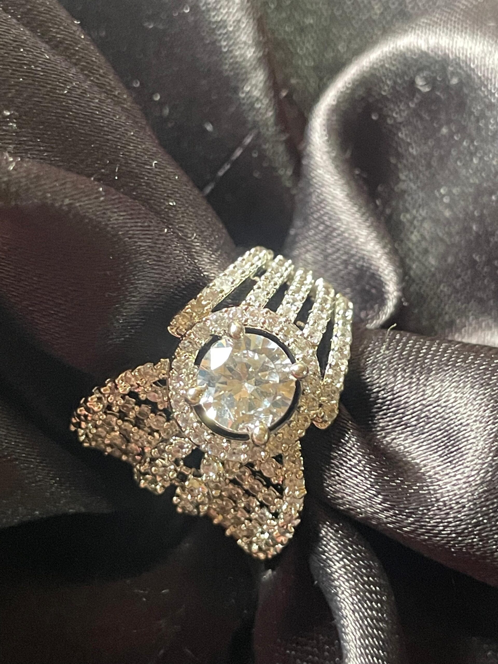 Big Size AD adjustable Ring