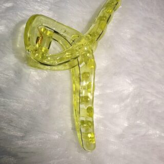 Octopus Lemon Yellow Hair Claw
