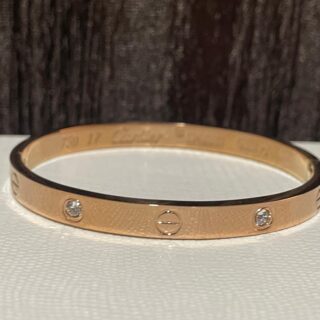 Cartier Rose Gold Plated  Demi fine bracelet