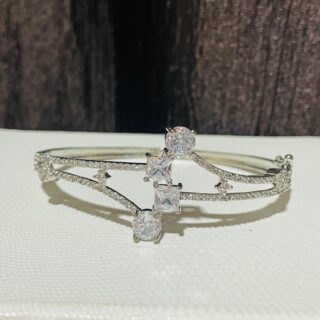 Silver Ad adjustable Bracelet