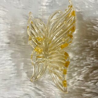 Butterfly Yellow Hair Claw