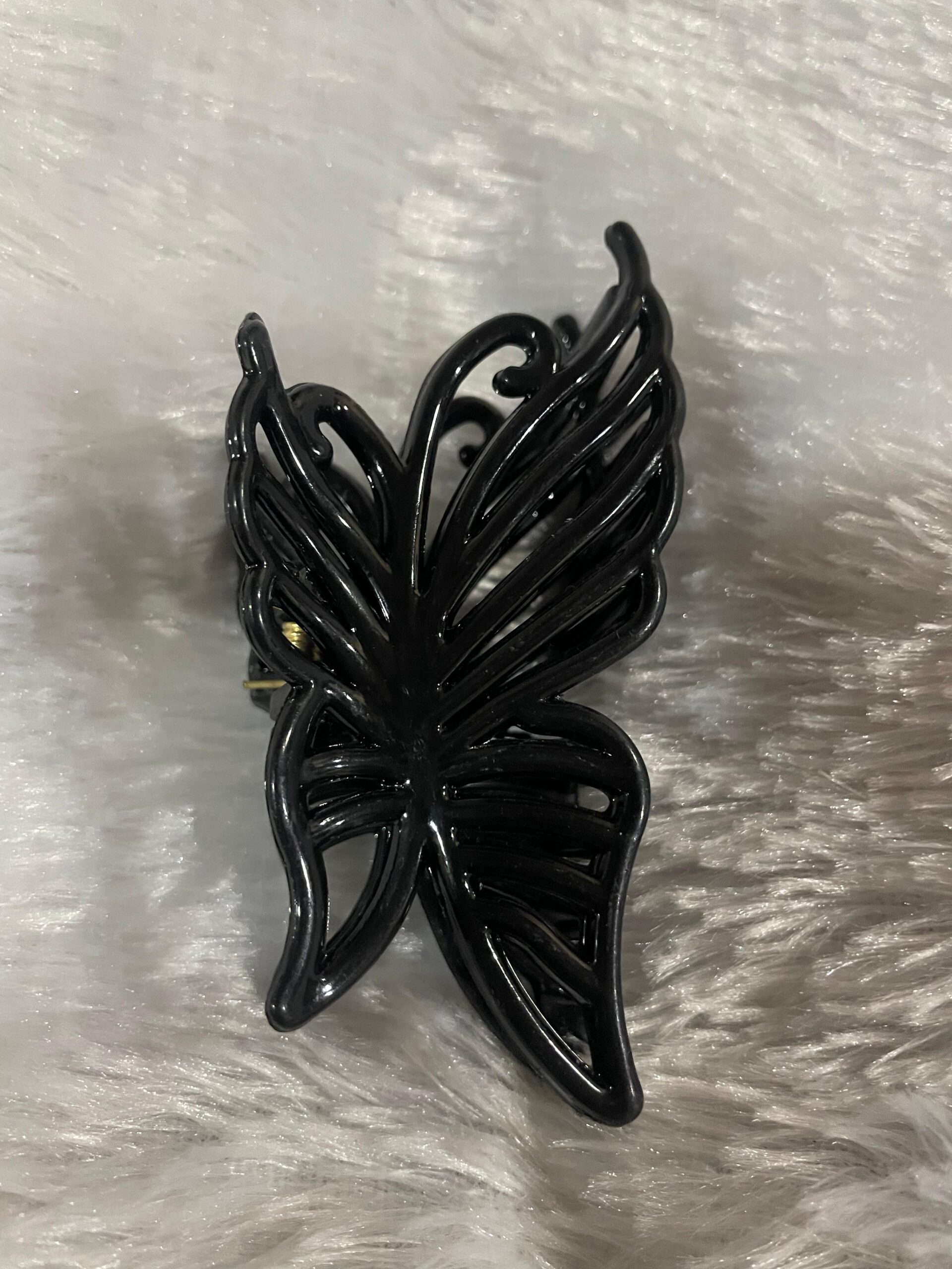 Butterfly Black Hair Claw