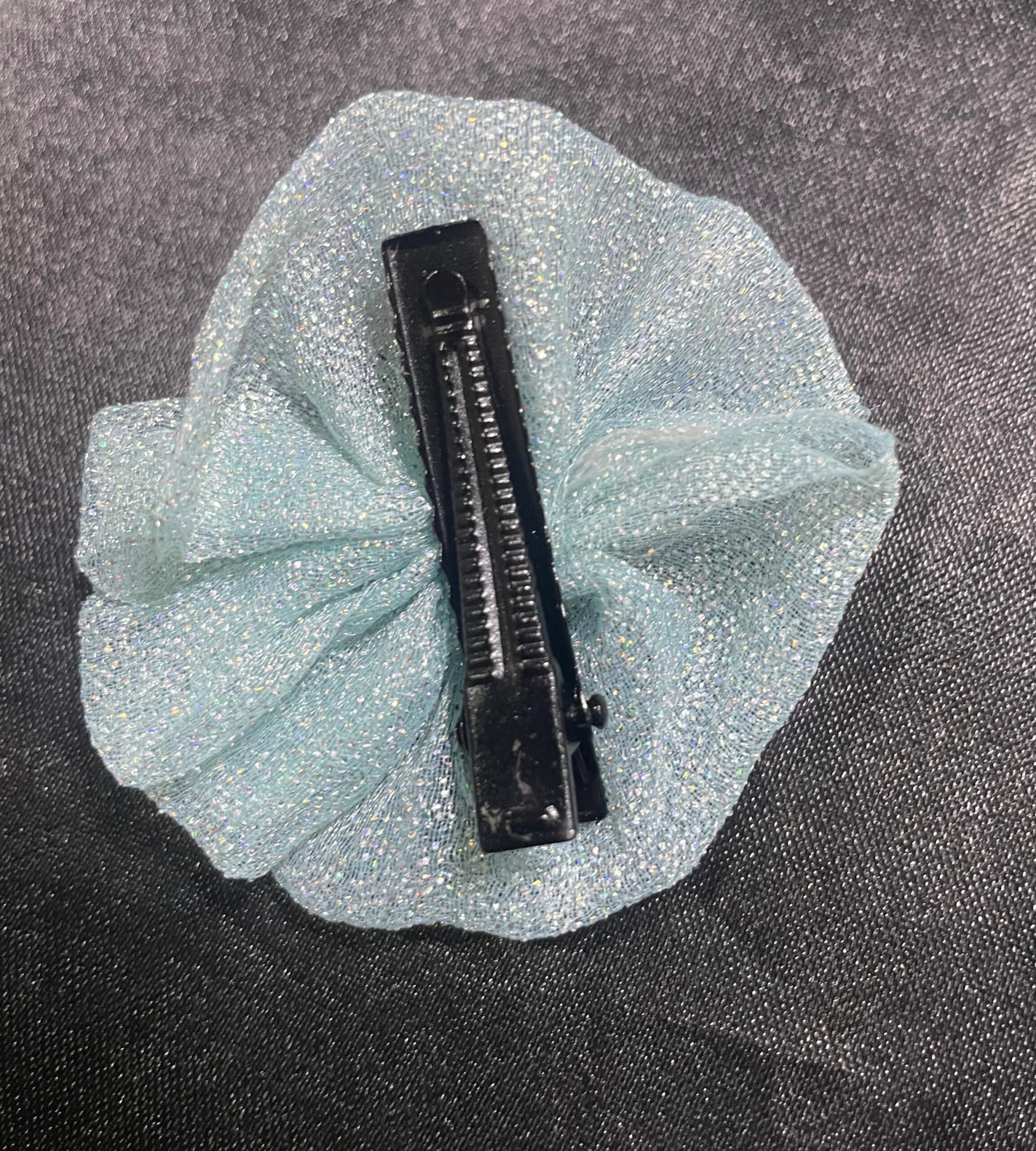 Blue Sparkle with Glitter Hair Clips - Image 2