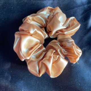 Golden Satin Scrunchie