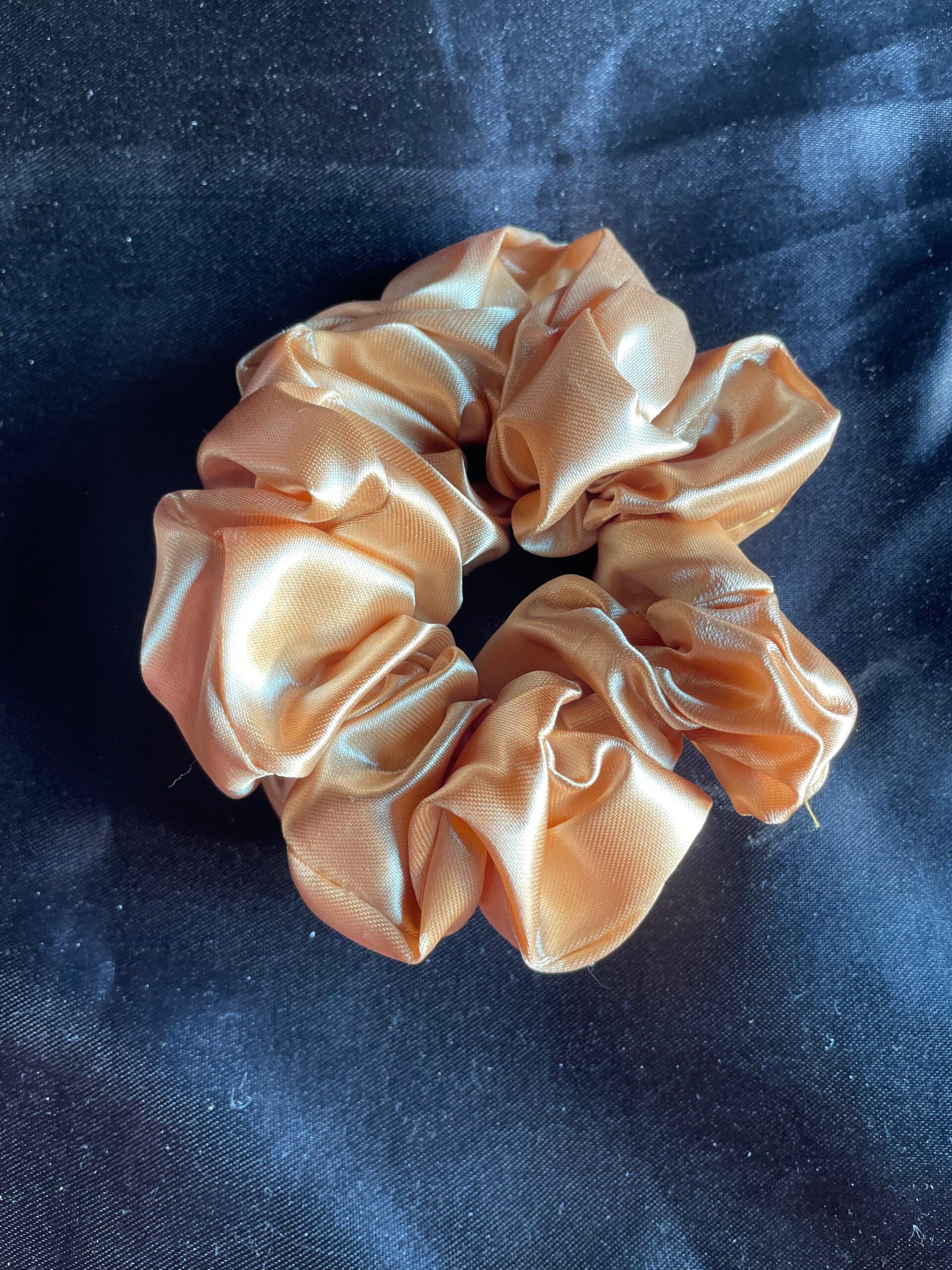 Golden Satin Scrunchie