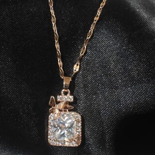 Elegant  Rosegold butterfly Pendant Chain