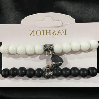 Magnet Heart Dual Bracelet