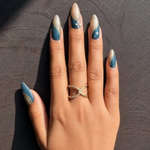 Gold Plated  Anti Tarnished Adjustable Ring